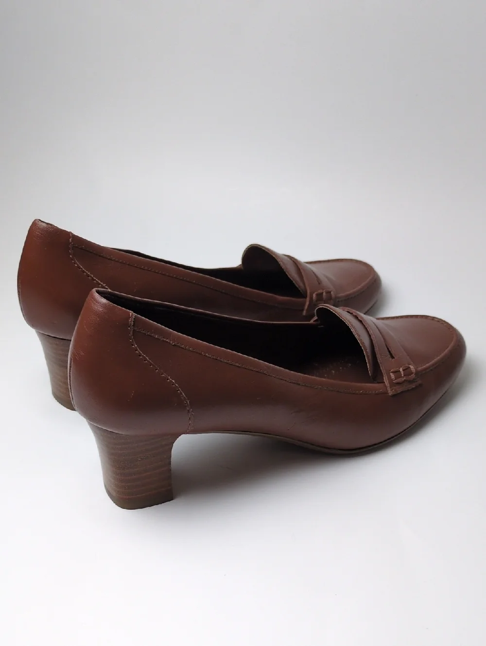 Brooks Brothers Brown Leather Block 2